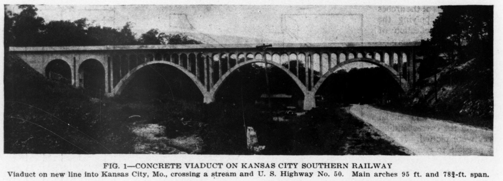 Photo of bridge after completion